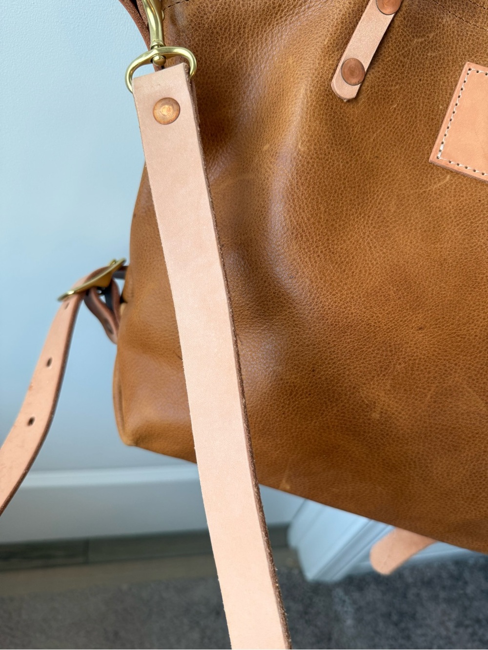 Meanwhile Back on the Farm Convertible Shoulder Bag / Backpack - Picture 5 of 16
